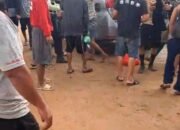 Dua Pria Diduga Satgas Dikerumuni Warga di Gudang PT PMM Air Anyir, Keributan Terekam Video